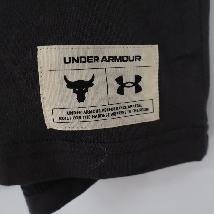 Under Armour Project Rock Freedom USA Flag Tee Charcoal Gray Youth XL
