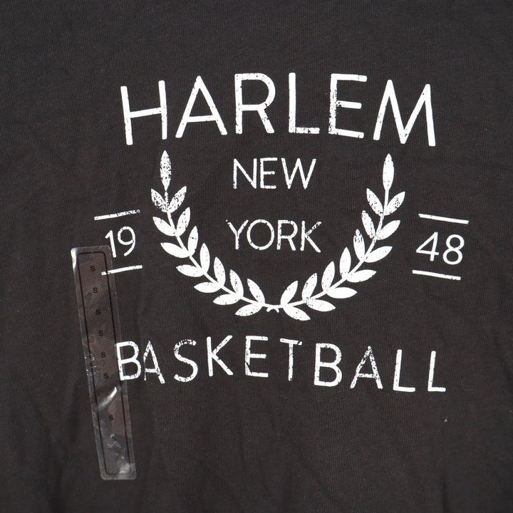 DSG Girls Small Harlem New York 1948 Basketball Graphic Tee Black