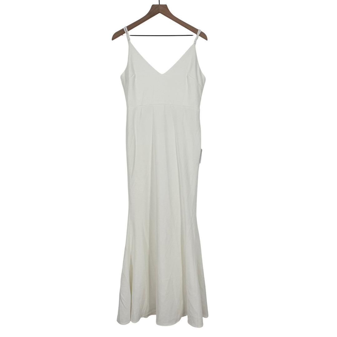 LulusInfinite Glory White Maxi Dress Size L