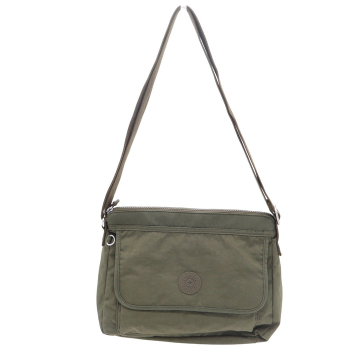 Kipling Olive Green Nylon Crossbody Bag Adjustable Strap