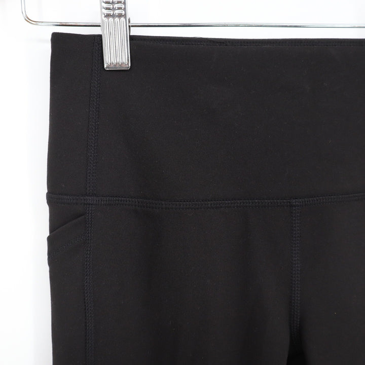 DSG Womens Momentum Crop High Rise Leggings Pure Black XS New