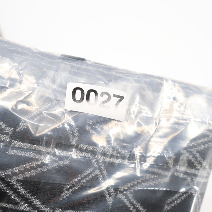 MICHAEL KORS MK Logo Scarf Gray White Metallic Winter Warm Knit