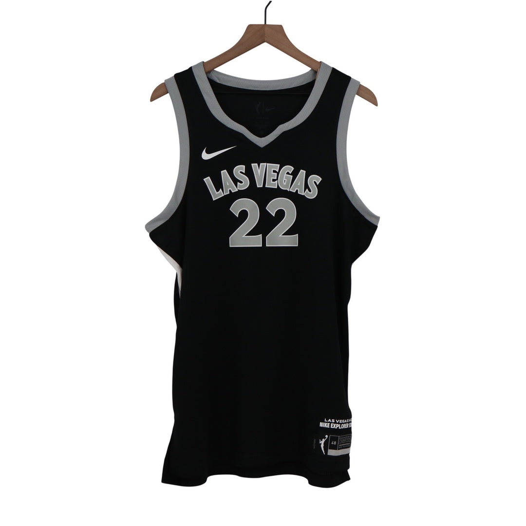 Nike Las Vegas Aces A'ja Wilson 22 Explorer Edition Jersey Black L