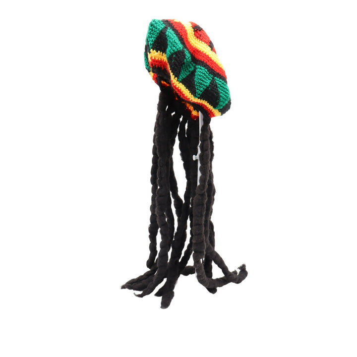 Unbranded Novelty Beanie Unisex OS Rasta Dreadlock Hat Multicolor Costume NEW