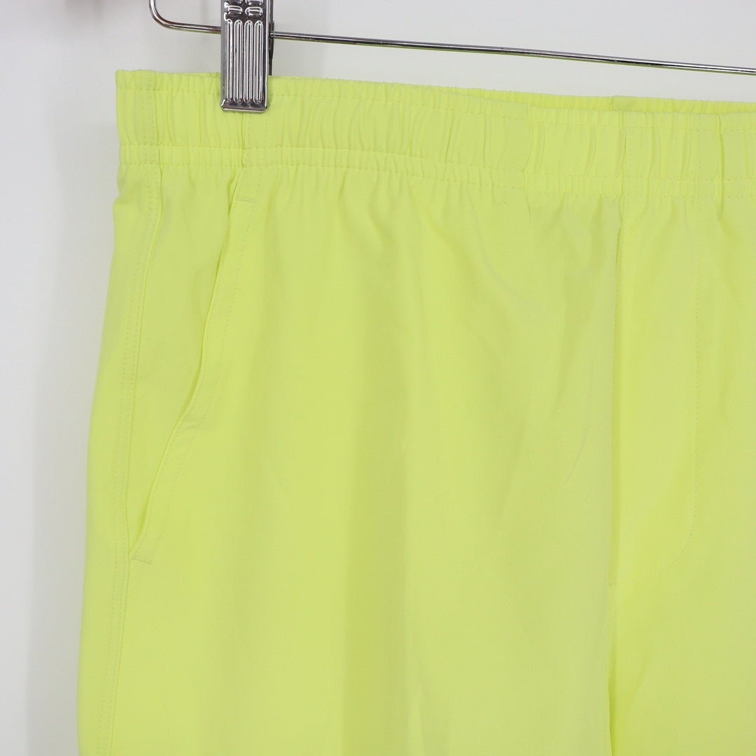 DSG Boys Agility Short XL 18 Light Lime Neon Yellow Moisture Wicking UV 50+ NEW