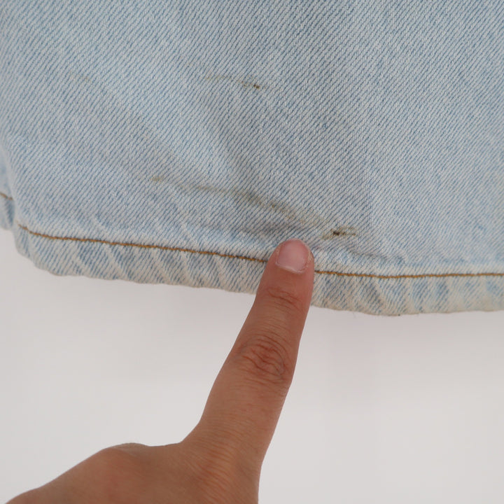 Forever 21 Jeans Womens 28 Wide Leg Light Blue High Rise 100% Cotton Good