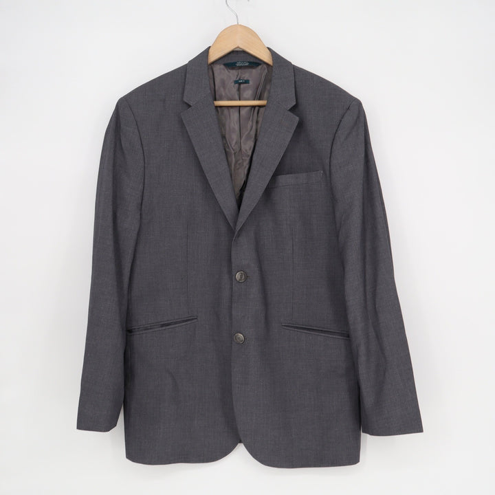Perry Ellis Mens Slim Fit Suit Jacket Charcoal Gray 44 Short 2 Button Blazer