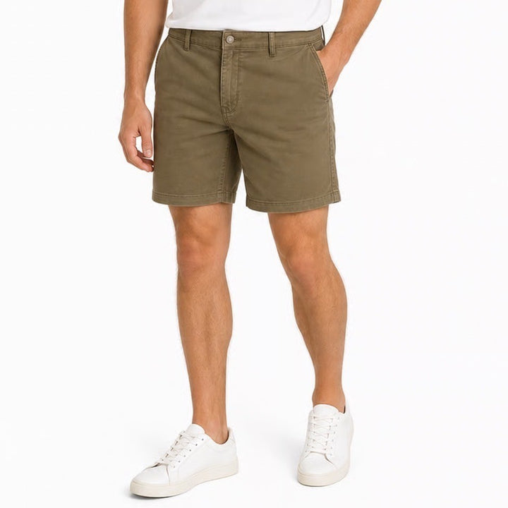 Flint and Tinder Shorts Mens 36 365 Chino Olive Green Stretch Twill Excellent