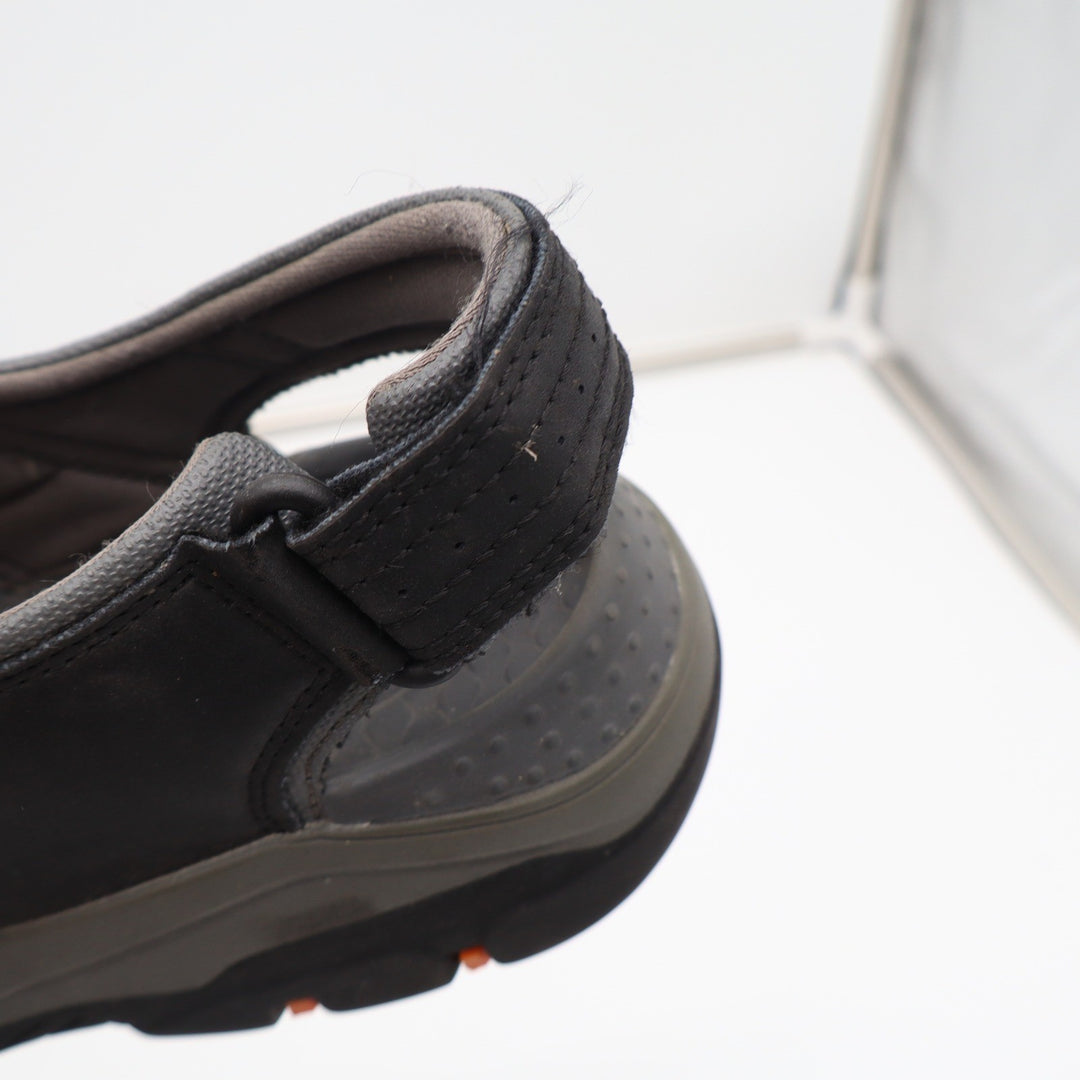 Skechers Relaxed Fit Luxe Foam Mens Black Sporty Sandals Size 8