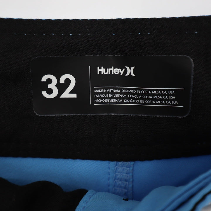 Hurley One and Only Solid 20" Mens Board Shorts Blue Size 32 MBS0011000