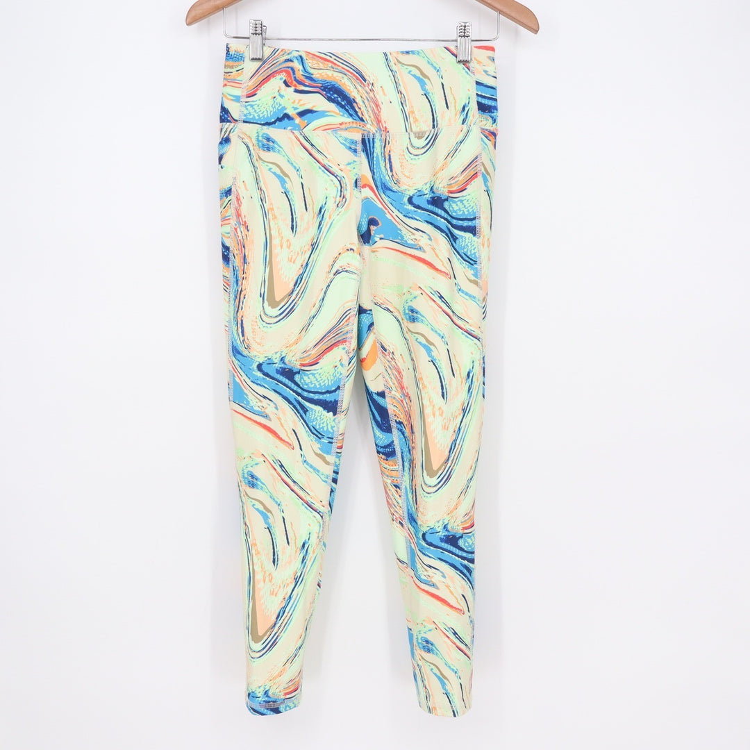 DSG Momentum 7/8 Leggings Womens Small Amped Up Multi Marble Swirl
