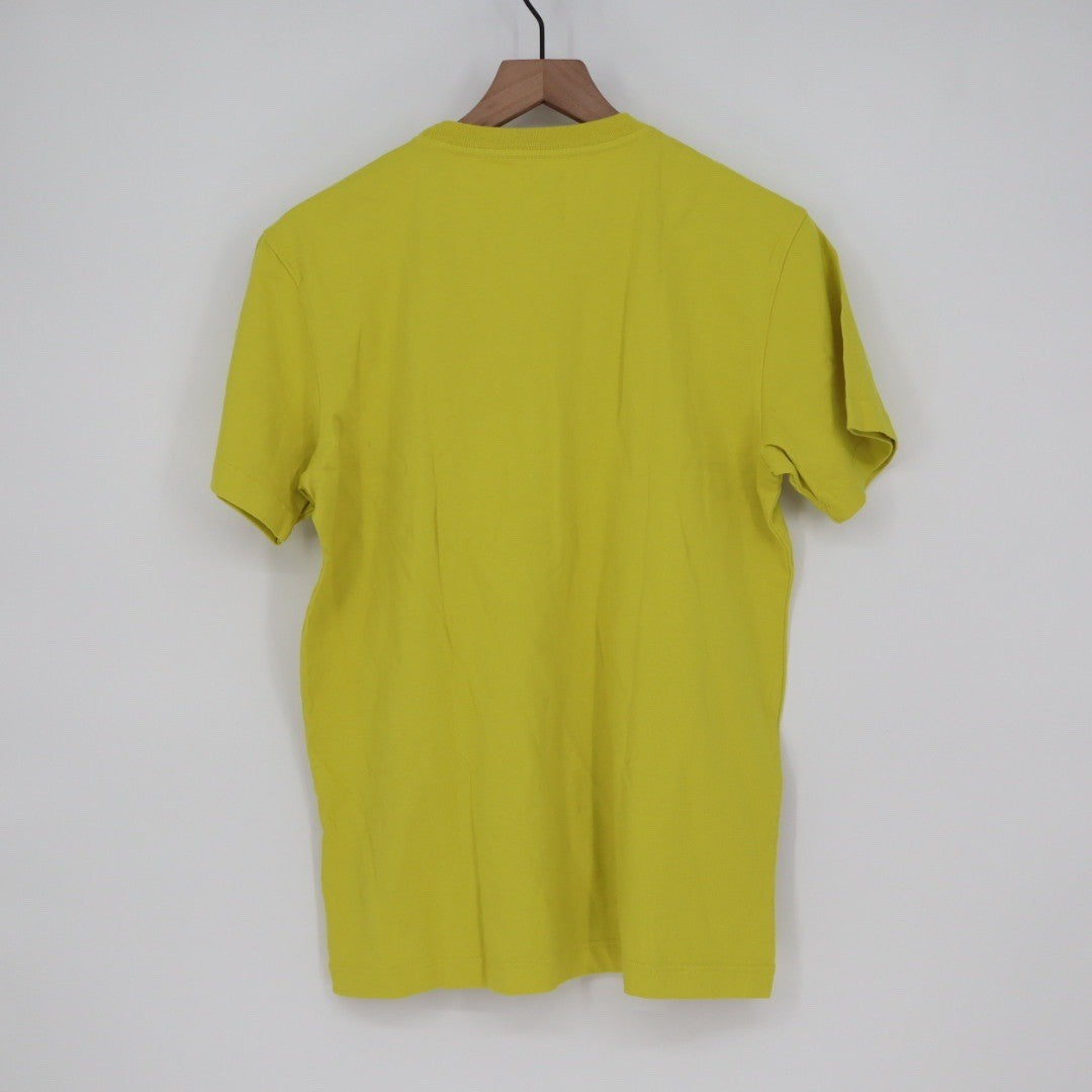 AMERICAN GIANTS Mens S Pocket Tee Shirt Yellow Cotton Made USA Casual Basic