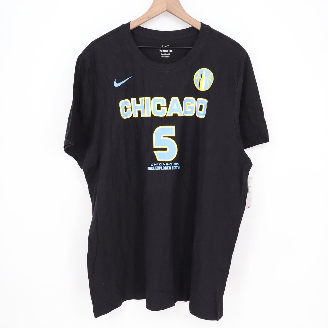 Nike Chicago Sky Angel Reese 5 Explorer Edition Black T-Shirt XXL