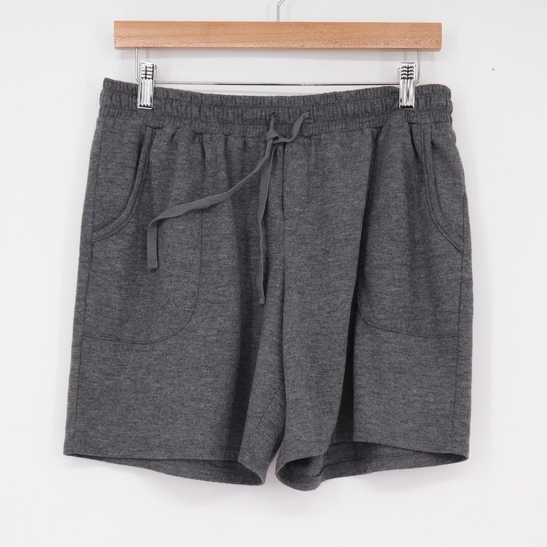 Karen Neuburger Shorts Womens L Live Love Lounge Gray RG0139M/VN3 Pockets