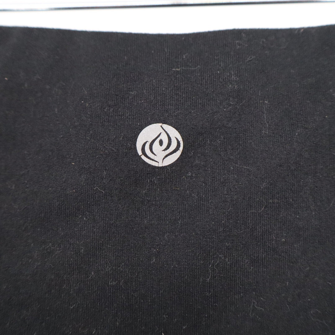 Ideology Womens Black High Waisted Activewear Leggings with Pockets Size M