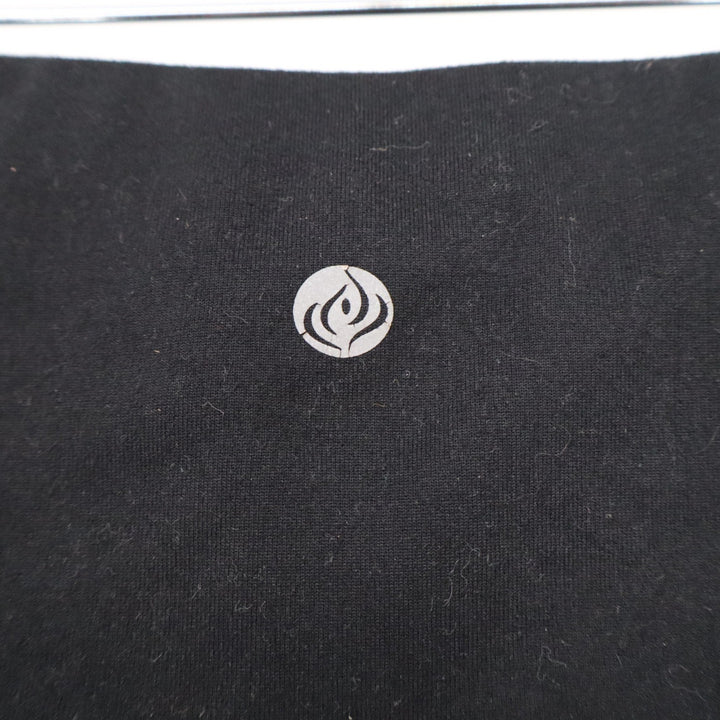 Ideology Womens Black High Waisted Activewear Leggings with Pockets Size M