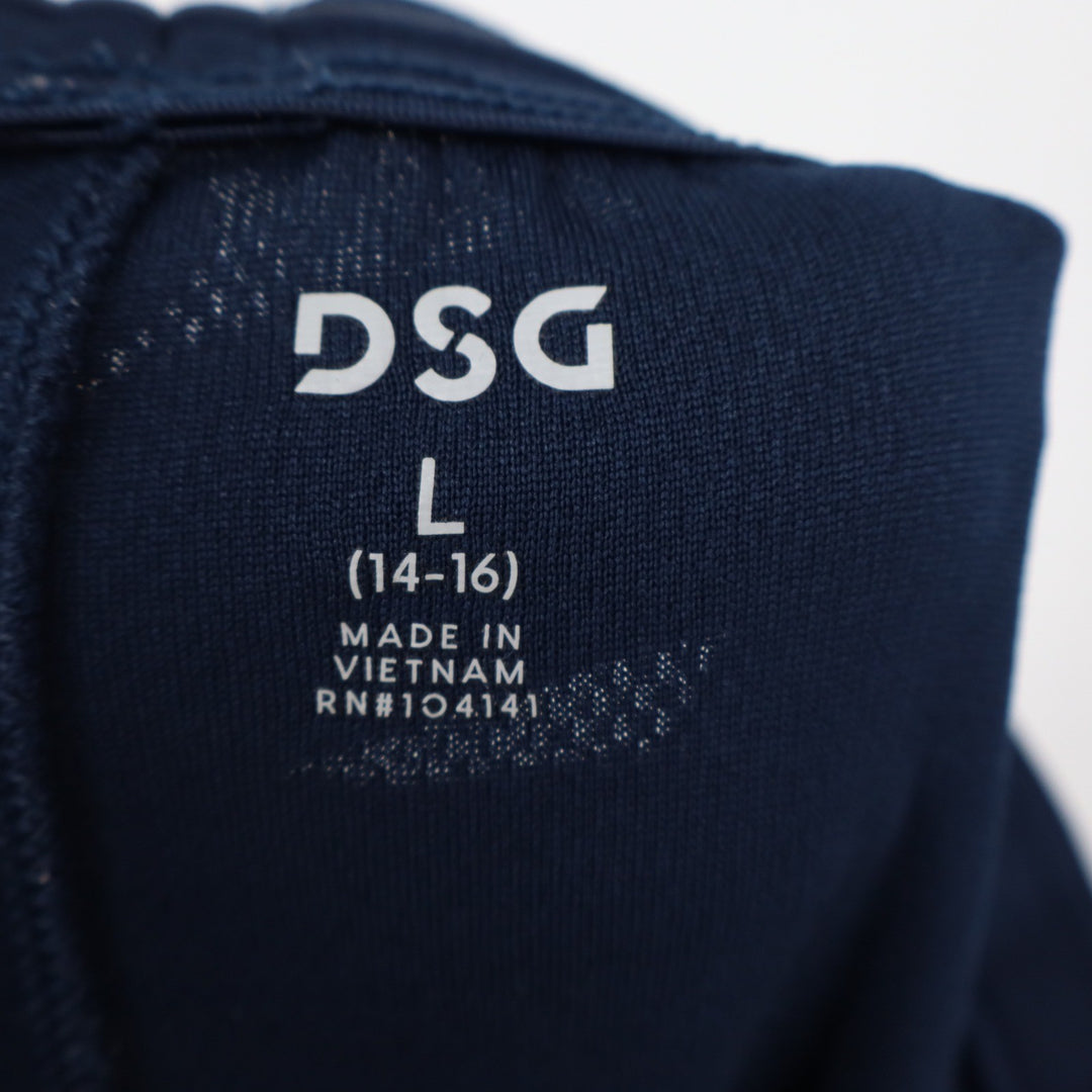 DSG Boys Navy Blue Track Pants Athletic Gym Trousers Size L 14-16
