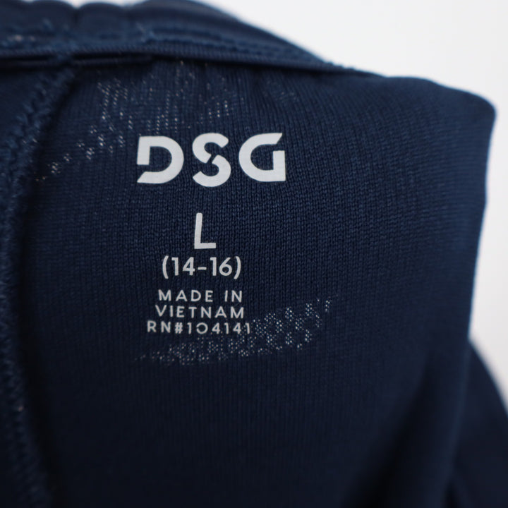 DSG Boys Navy Blue Track Pants Athletic Gym Trousers Size L 14-16