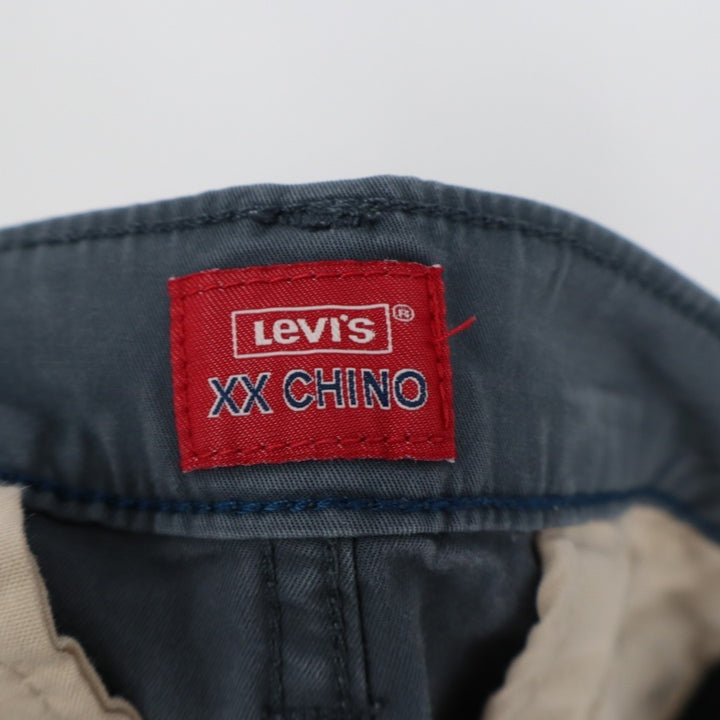 Levi's XX Chino Short Mens 32 Teal Cotton Stretch Zip Fly Slash Pockets Outdoor