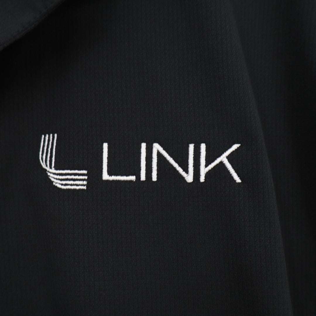 Nike Dri-FIT Legacy Link Polo Shirt Mens 2XL Black Short Sleeve Golf Tennis