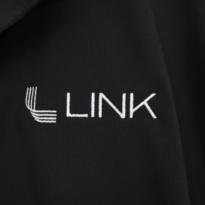 Nike Dri-FIT Legacy Link Polo Shirt Mens 2XL Black Short Sleeve Golf Tennis
