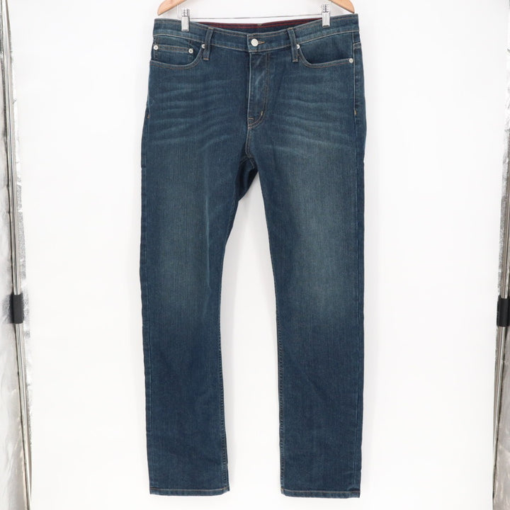 American Giant Dakota Jeans Mens 34x32 Blue Denim Preppy Cotton Stretch Straight