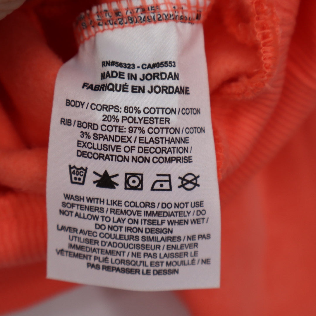 Nike Kids Girls Cropped Crewneck Sweatshirt Orange XS