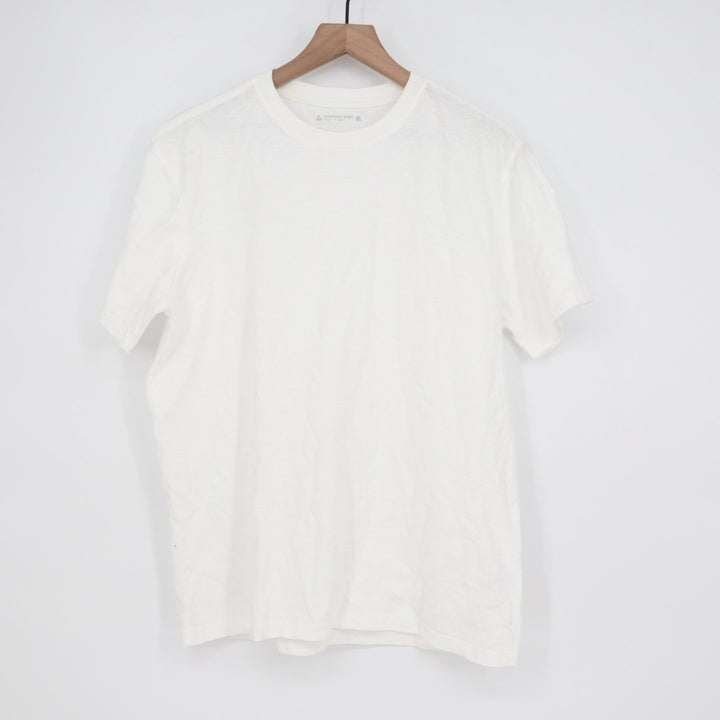 American Giant T-Shirt Mens Medium White Cotton Crew Neck Outdoor Everyday Wear