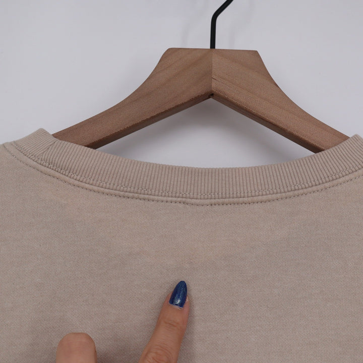 H&M Divided Oversized Crewneck Sweatshirt Tan Beige XL