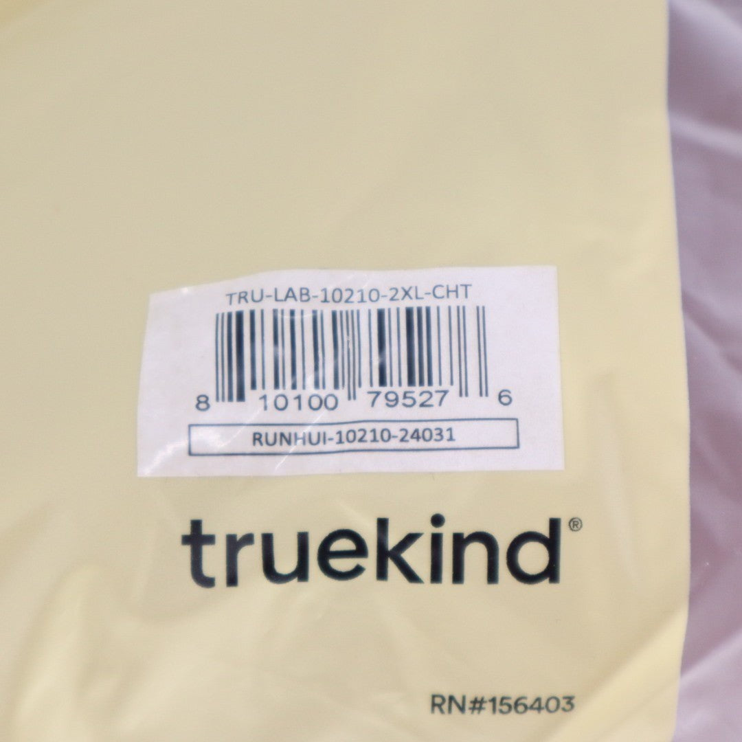 Truekind Supportive Comfort Wireless Shaping Bra Womens 2XL Chocolate Seamless