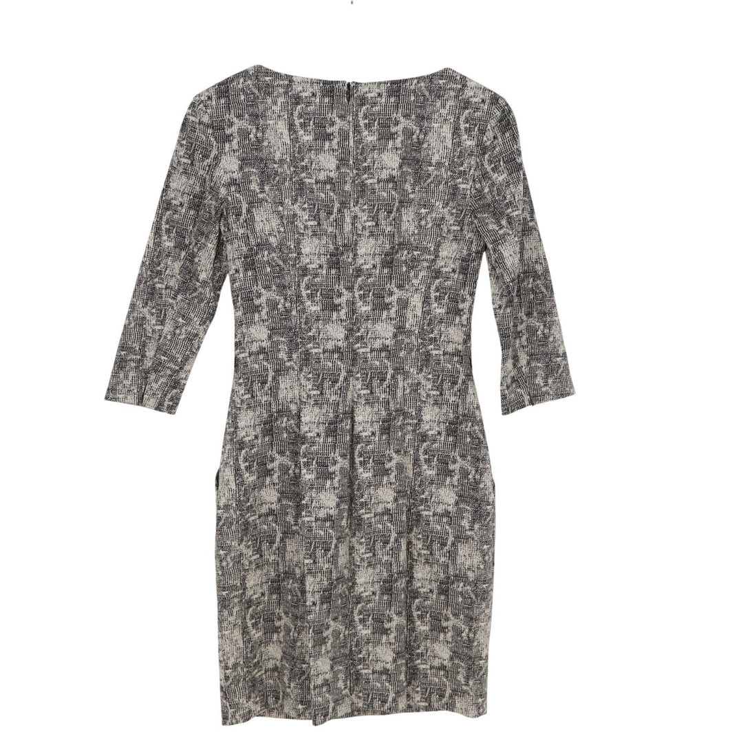 MM.LaFleur Etsuko Sheath Dress Womens 6 Multi Crackle pattern Cotton Stretch