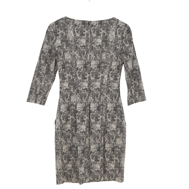 MM.LaFleur Etsuko Sheath Dress Womens 6 Multi Crackle pattern Cotton Stretch