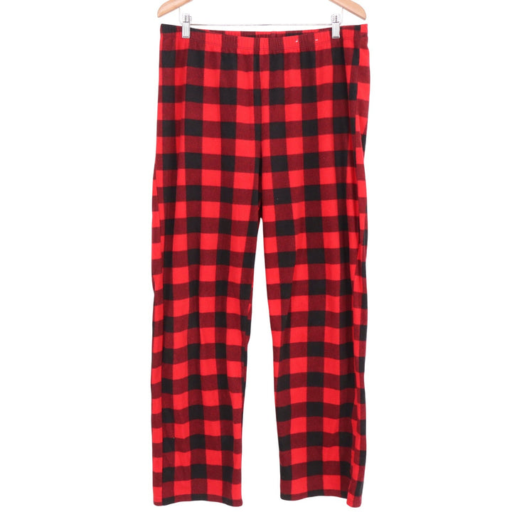Wondershop Target Womens Red Black Buffalo Plaid Fleece Pajama Pants Large