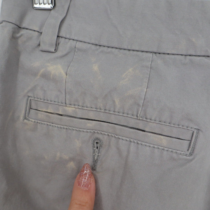 Denim Co. W30 Gray 4 Way Stretch Straight Fit Casual Shorts