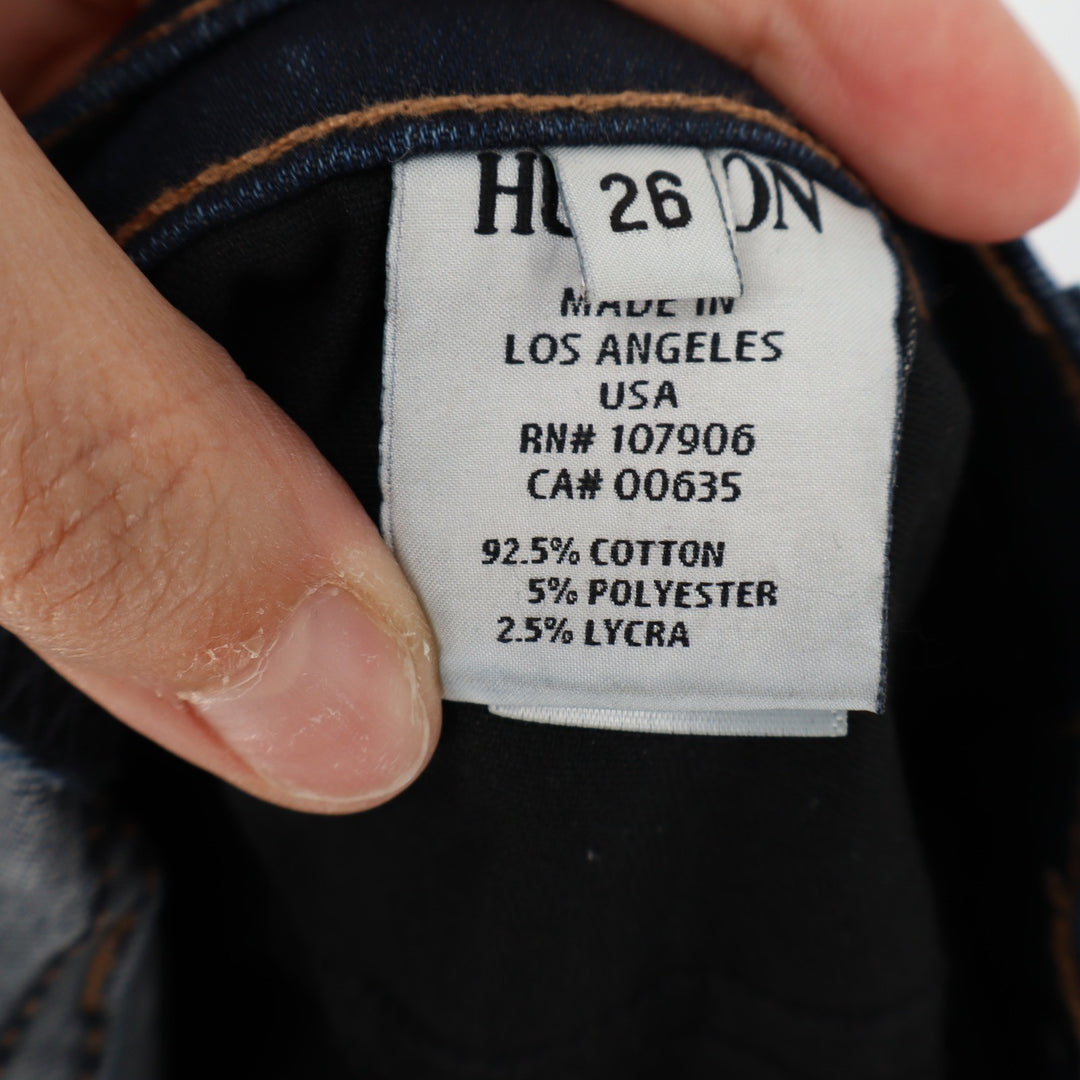Hudson Womens Skinny Jeans Dark Indigo Wash Made in USA Size 26 DVA 954