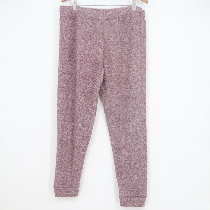 Secret Treasures Womens XL Purple Marled Knit Sleepwear Jogger Pants