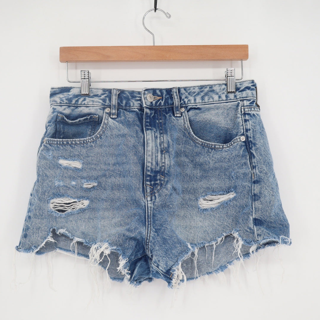 Forever 21 Shorts Womens 29 Cut-off Light Blue Distressed Excellent