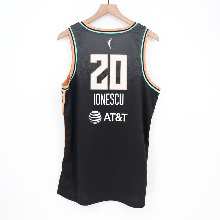 Nike New York Liberty Sabrina Ionescu 20 Rebel Edition Jersey Womens Large Black