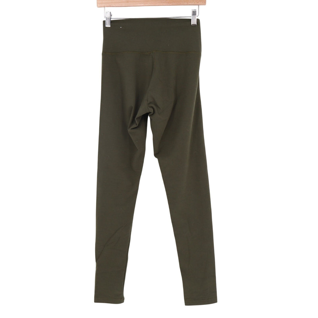 Offline by Aerie Leggings Womens Medium Olive Green Stratch High Rise Skinny Leg