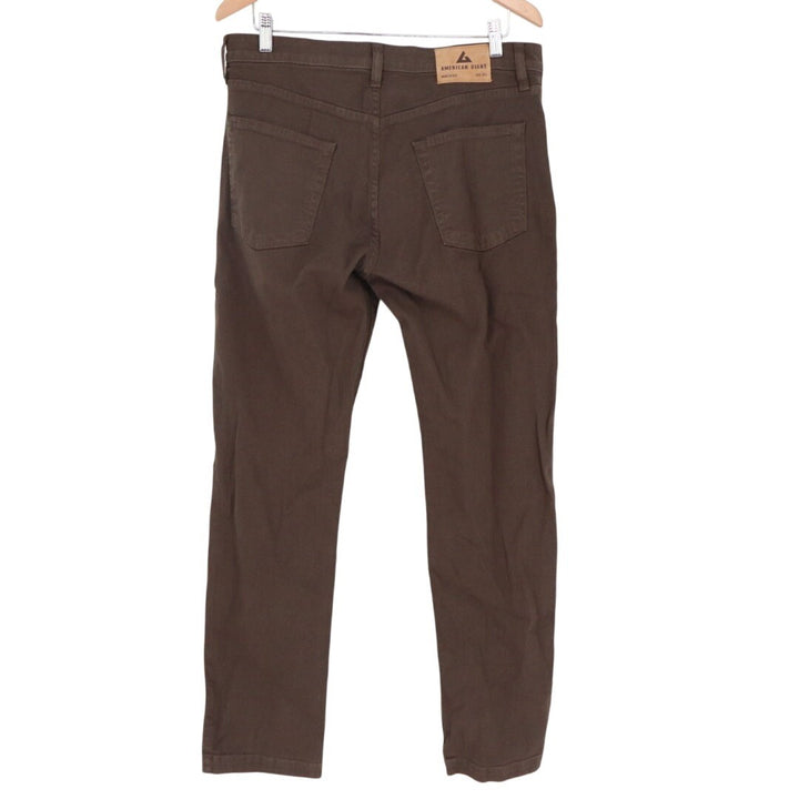 American Giant Roughneck Pants Mens 32x32 Brown Cotton Stretch Canvas Workwear