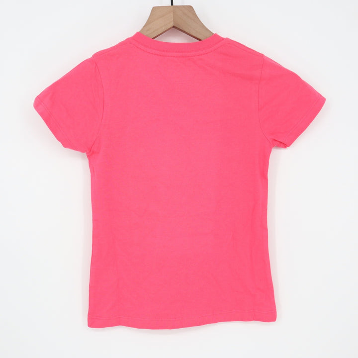 New Era Boston Red Sox Girls Pink Sequin V-Neck Graphic T-Shirt Size 6/6X MLB