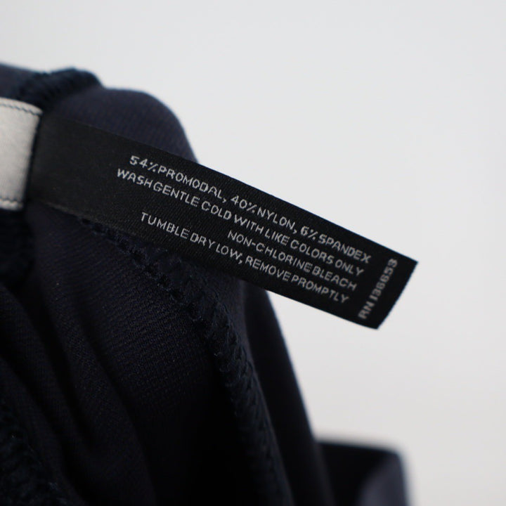 American Giant Ponte Slim Pant High Rise Heritage Navy Reg Size 4