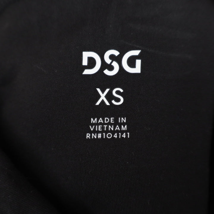 DSG Womens Momentum High Rise Capri Leggings Pure Black XS NEW