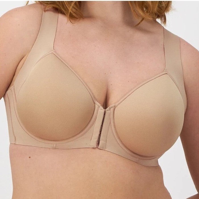 Bali One Smooth U Posture Support Bra Womens 38C Beige Eversmooth Back Underwire