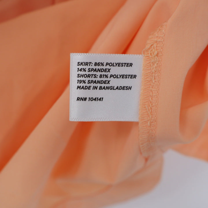 Walter Hagen Womens XL Peach Fuzz P11 16" Lightweight Core Skort