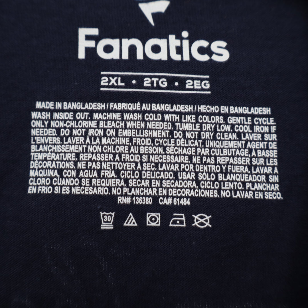 Fanatics The Players T-Shirt Mens 2XL Blue The Island Green Graphic Crew Neck
