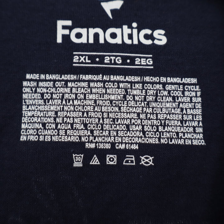 Fanatics The Players T-Shirt Mens 2XL Blue The Island Green Graphic Crew Neck