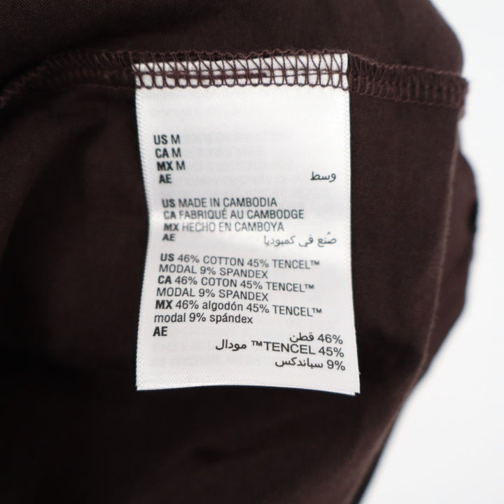 State of Day Intimates Sleepwear Top Womens Medium Brown Sleeveless Crew Neck