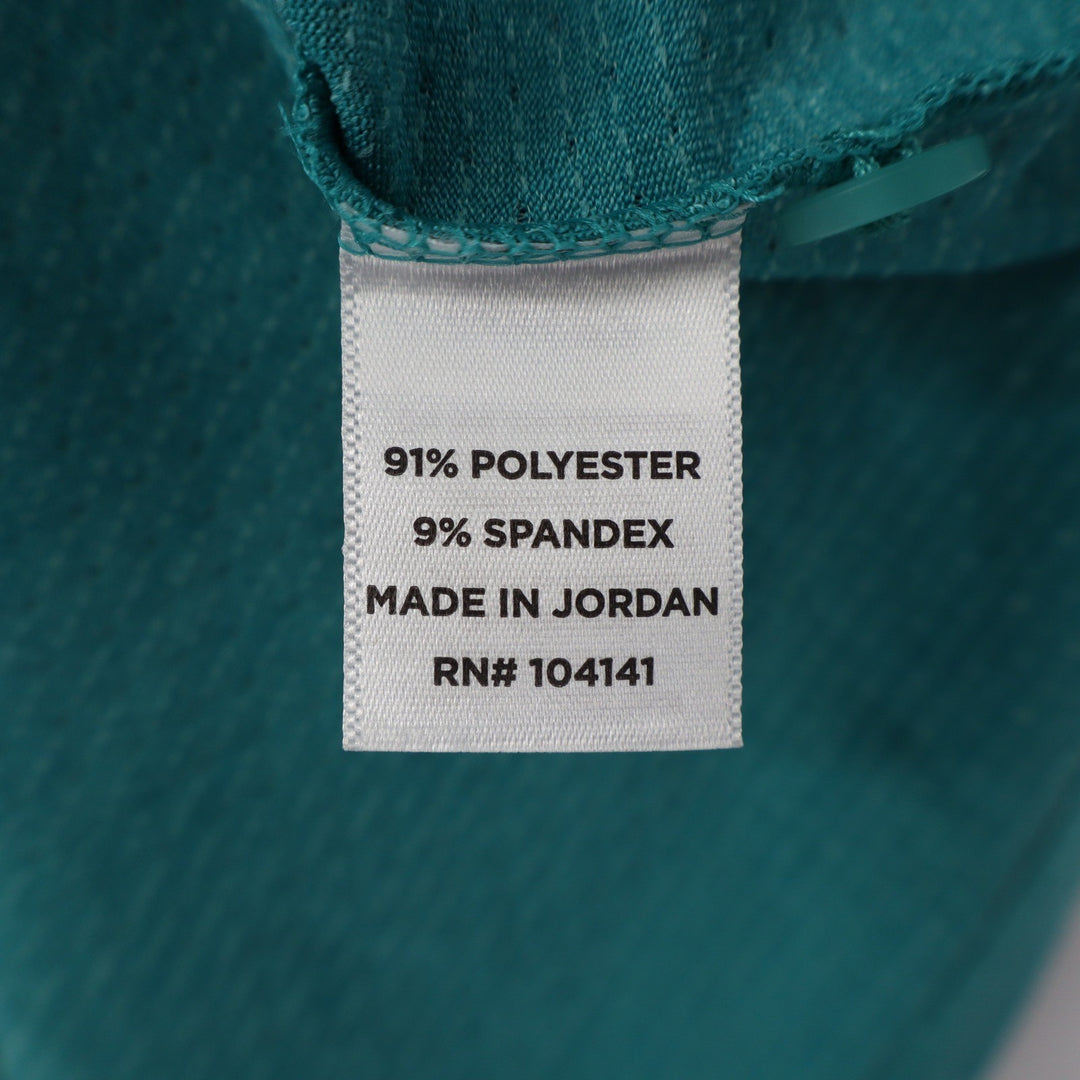 Walter Hagen Mens Birdseye Athletic Fit Polo Shirt Aqua Blue Heather Small