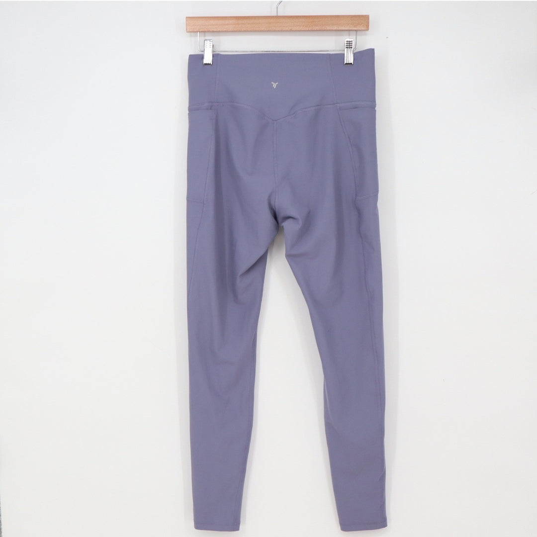 Old Navy Leggings Womens L Powersoft Boundless Purple Extra High-Rise Excellent